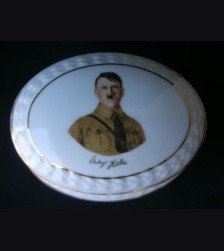 Adolf Hitler Porcelain Trinket Box # 1673
