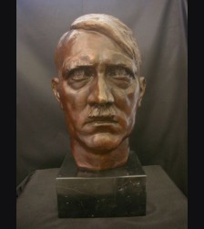 Adolf Hitler Bronze Bust 2x Life- (Walther Wolff) 1933 # 1979